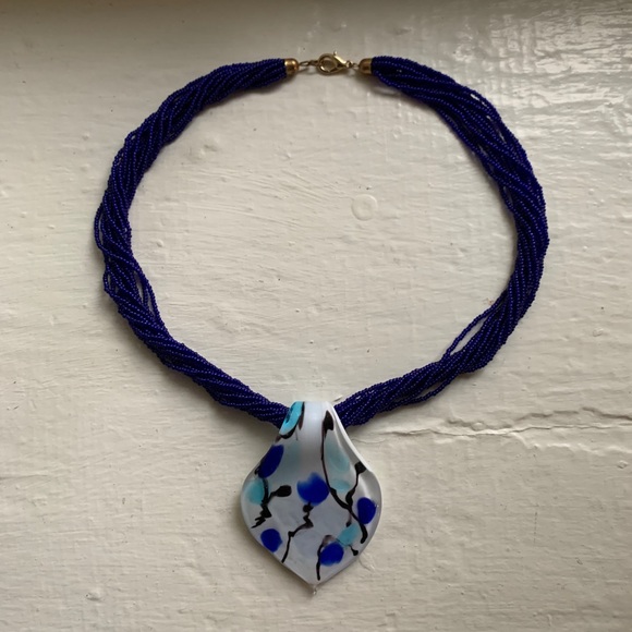 Venetian Murano Glass Necklace - Picture 2 of 5